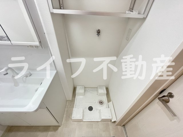 クリエオーレ小若江の洗面所|使いやすい洗面所です