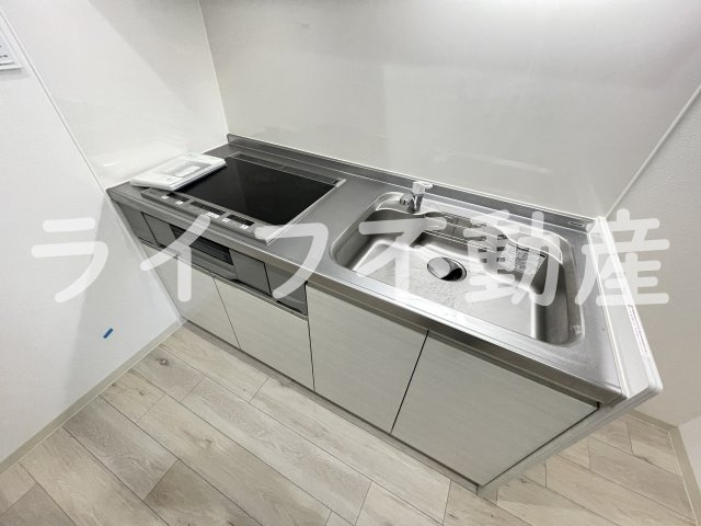 クリエオーレ小若江のキッチン|きれいなキッチンです