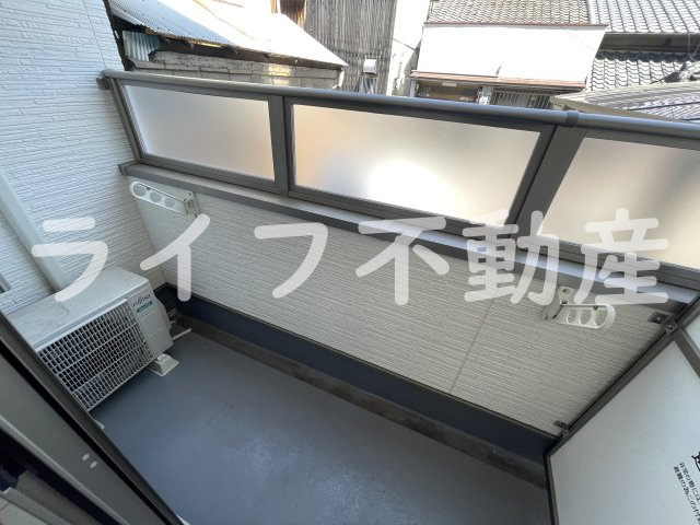 クリエオーレ小若江のバルコニー|広々としたバルコニーです