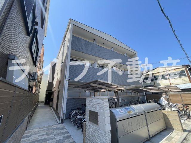 クリエオーレ小若江の外観|おしゃれな外観です