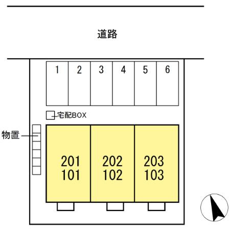 Ｄ－ｒｏｏｍ桜の区画図