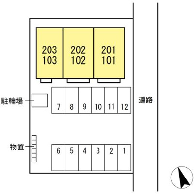 【区画図】 | リヴェールⅡ