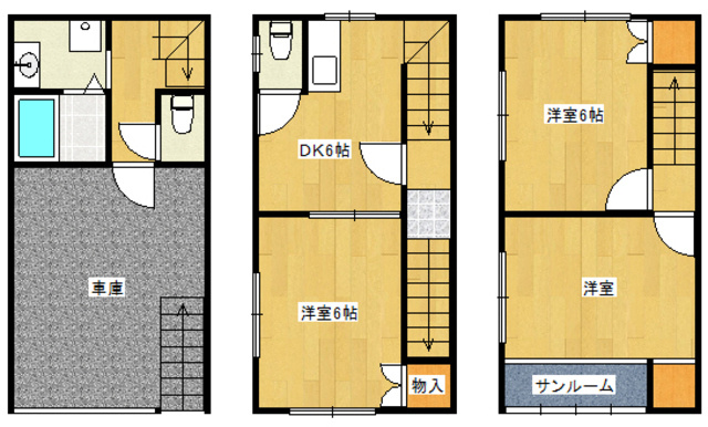 西小岩3丁目貸家