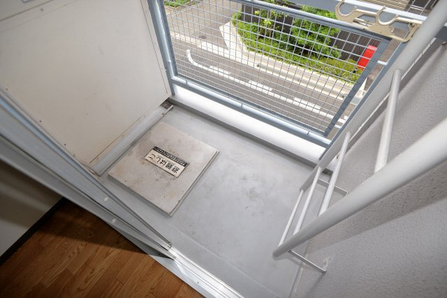 グランピア下山手のバルコニー