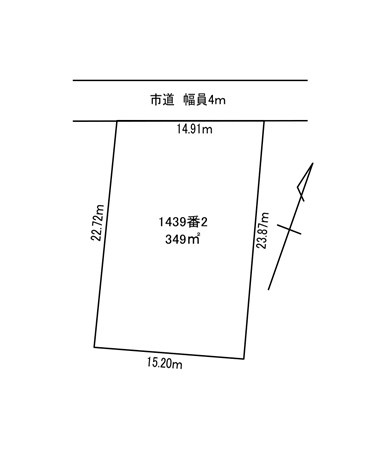 新潟市北区名目所3丁目　売地の画像