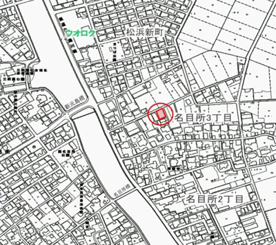 【地図】 | 新潟市北区名目所3丁目　売地