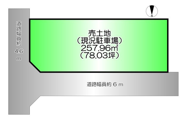 和歌山市有本　売土地の土地図