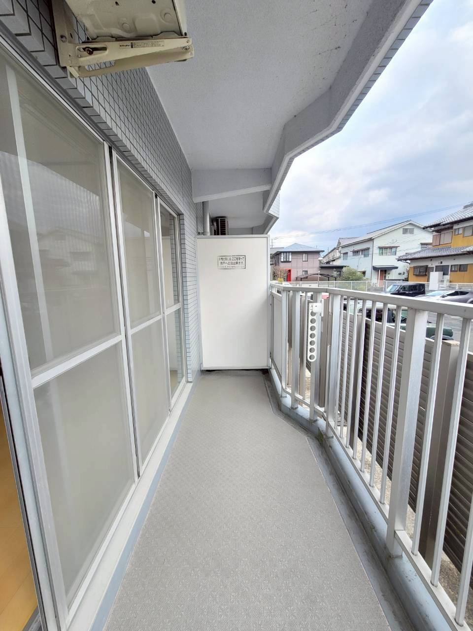 ハイツ櫛原プラスワンのバルコニー