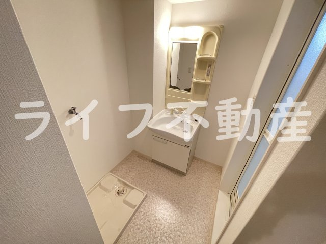 カーサセレノⅡの洗面所|使いやすい洗面所です