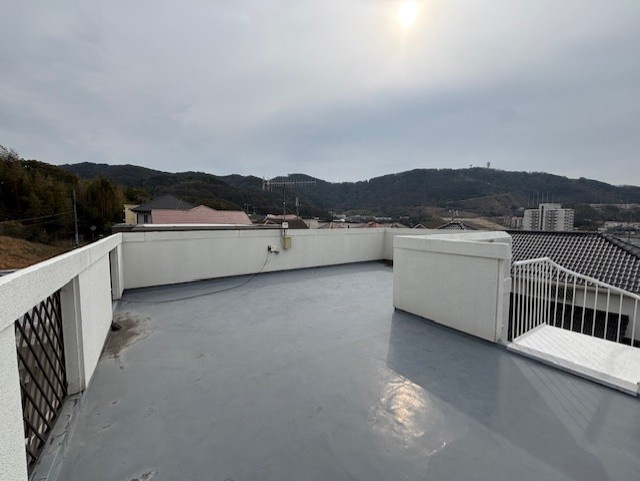 朝谷町一戸建のバルコニー