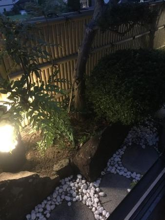 朝谷町一戸建の庭