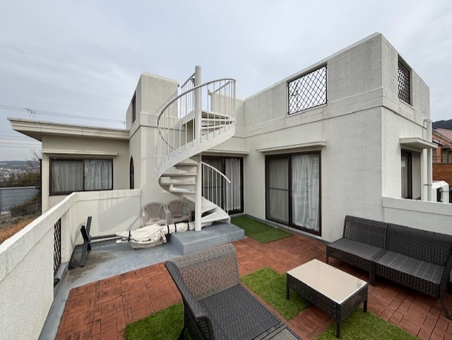 朝谷町一戸建のバルコニー