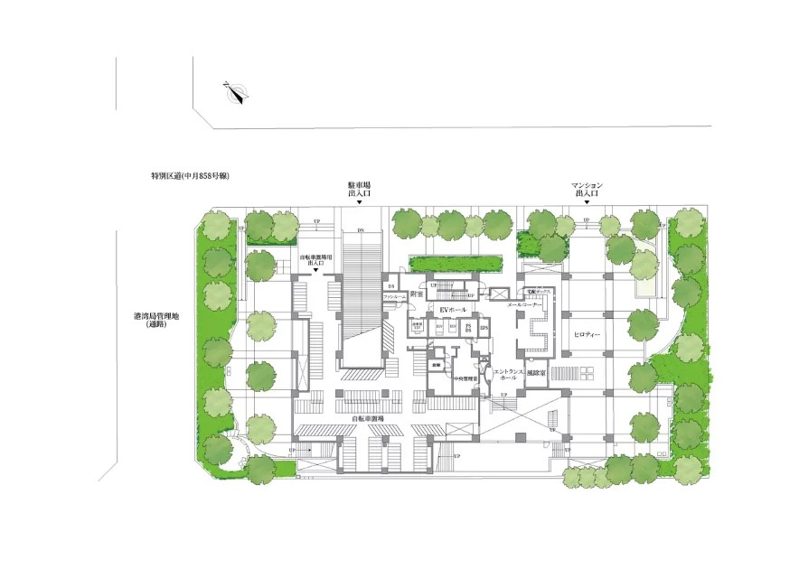 ★仲介手数料無料★COSMOS　TOKYO　BAYTOWER（新規リノベーション工事中）の区画図