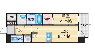 【間取り】 | エスリード ザ・レガリア新栄ALTAIER | 略図の為、現状優先