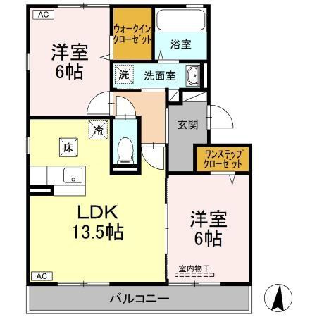カルチェ　Ａｓｕｋａの間取り