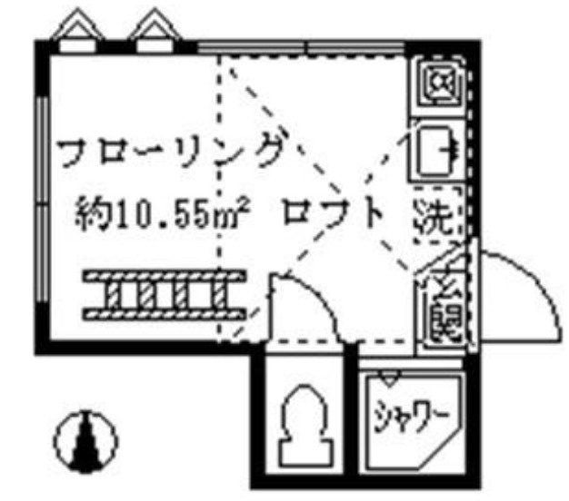 フェリスパルフェの間取り|敷金礼金ゼロ☆初期安☆