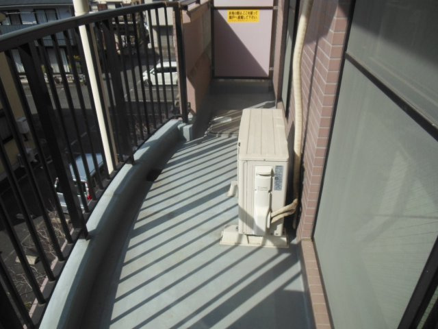 クレセールＫのバルコニー