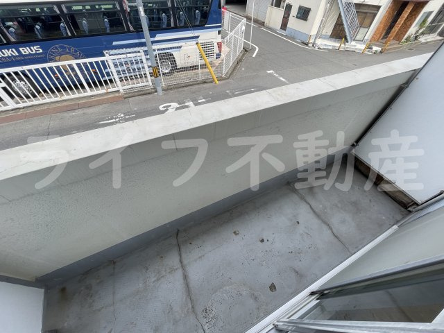 シャローム高井田のバルコニー|落ち着いた時間を過ごせるバルコニーです