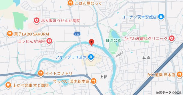 中河原貸家の地図