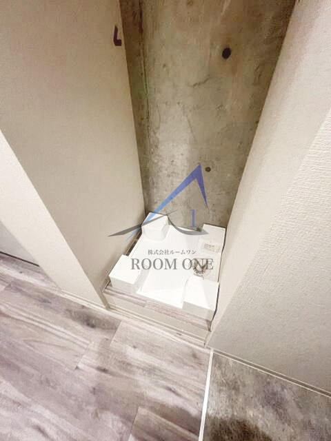 ロータス平和島Eastの設備|洗濯機置き場です。