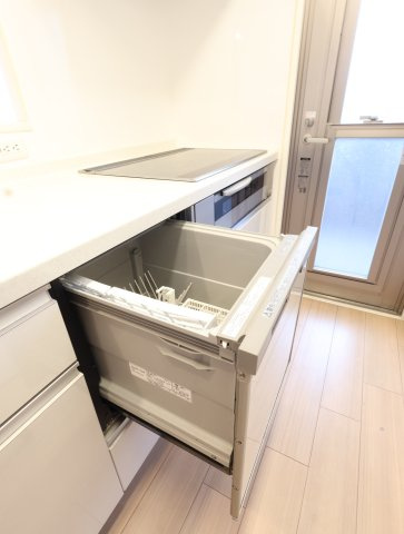 アルファスマート米原のキッチン|食洗機付きのキッチン！家事の時間短縮につながります！