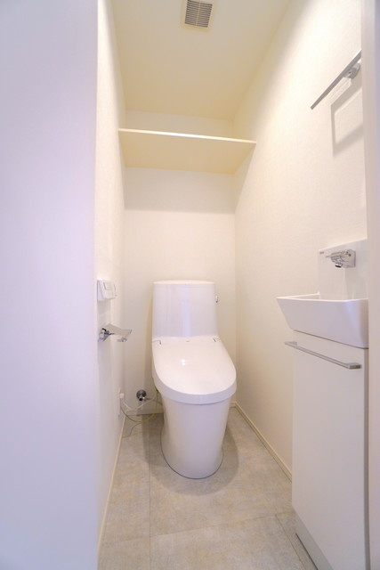 ＡＧＲＡＴＩＯ　ＴＥＲＲＡＣＥ　恵比寿（アグレシオ　テラス　恵比寿）のトイレ|※写真は同タイプ住戸です。