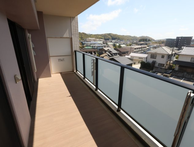 アルファステイツ上乃木のバルコニー