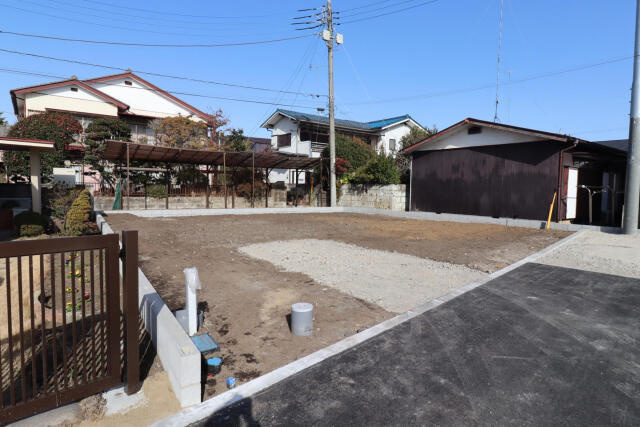 ブルーミングガーデン宇都宮市中戸祭１丁目　新築一戸建ての外観|造成後