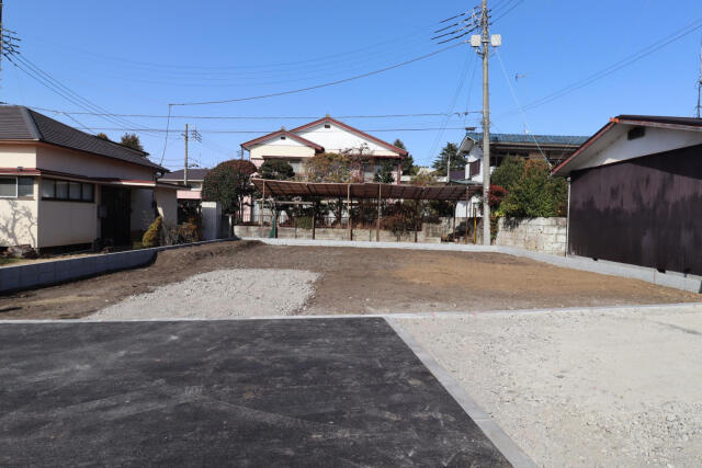 ブルーミングガーデン宇都宮市中戸祭１丁目　新築一戸建ての駐車場|造成後