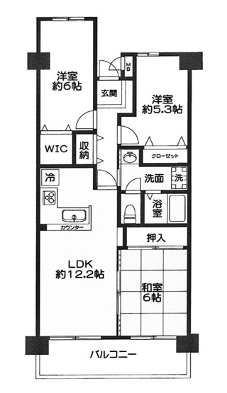 【間取り】 | サンヴェール太秦