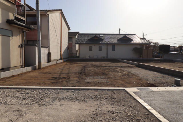 ブルーミングガーデン宇都宮市中戸祭１丁目　新築一戸建ての外観|造成後