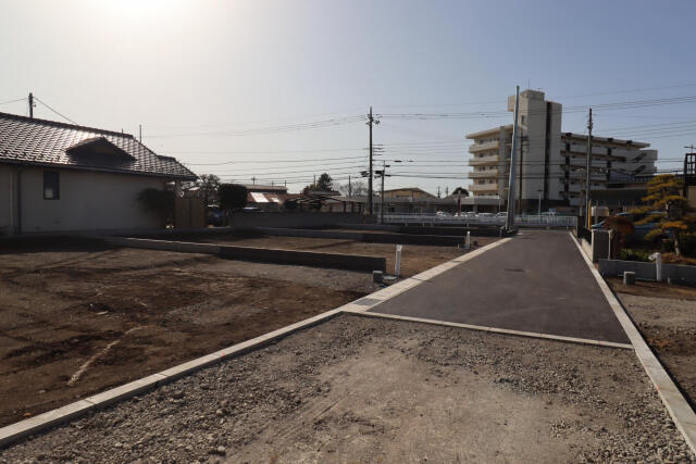 ブルーミングガーデン宇都宮市中戸祭１丁目　新築一戸建ての展望|造成後