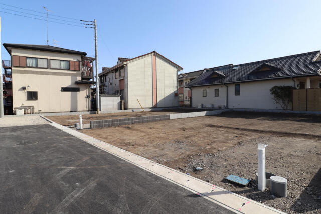 ブルーミングガーデン宇都宮市中戸祭１丁目　新築一戸建ての外観|造成後