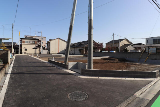 ブルーミングガーデン宇都宮市中戸祭１丁目　新築一戸建ての外観|造成後