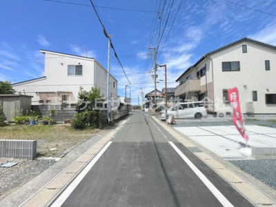 【前面道路含む現地写真】 | 掛川市横須賀 新築一戸建て 1号棟 | 前面道路含む現地写真です