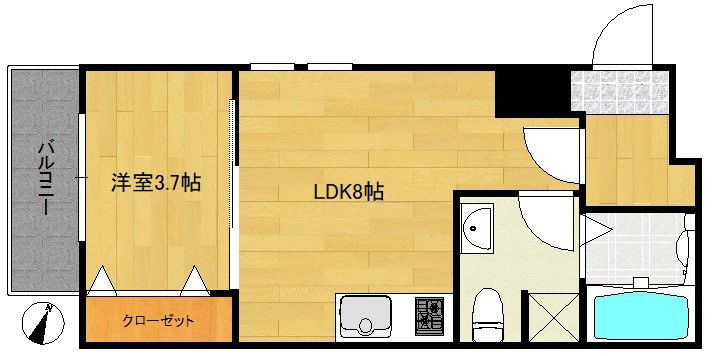 プレステージ井尻の間取り