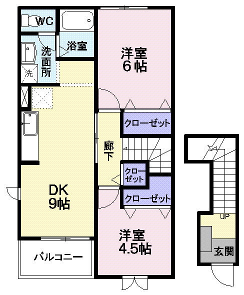 アスペンベ－ルＥの間取り|間取図