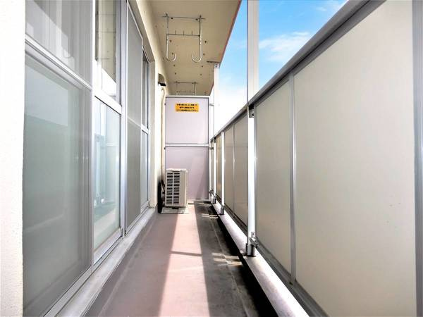 ビレッジハウス六田2号棟のバルコニー|ビレッジハウスの同一物件・同一タイプの間取りの写真です