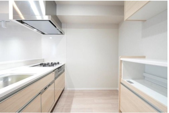 【キッチン】 | ★仲介手数料無料★スカイグランデ汐留（浜離宮を望む17階・角住戸）