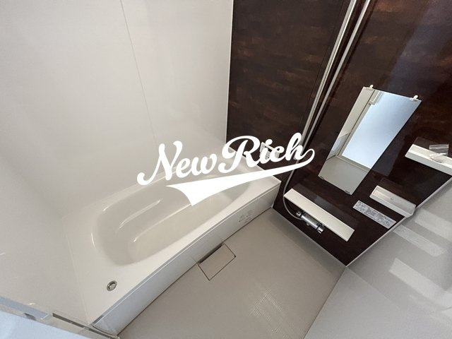 前橋市三河町２丁目のアパートの浴室