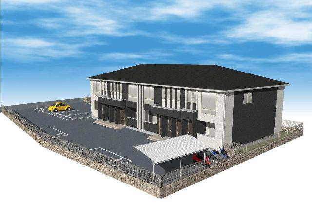 仮）中央区上溝新築アパートの外観|完成予想図