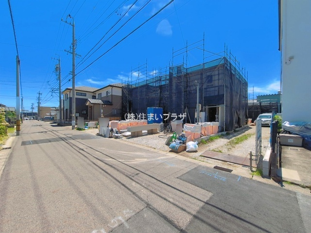 仲介手数料無料）一宮市今伊勢町第七・１号棟の前面道路含む現地写真