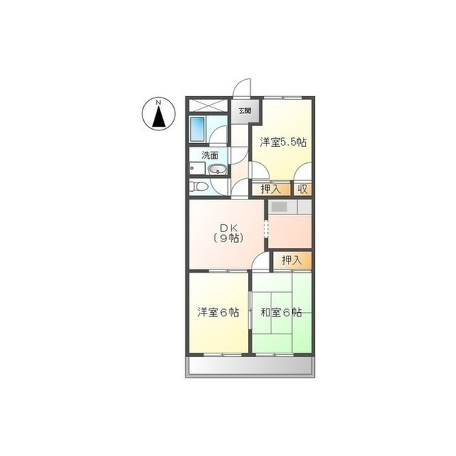 ＥＮＪＹＯ　Ⅱの間取り