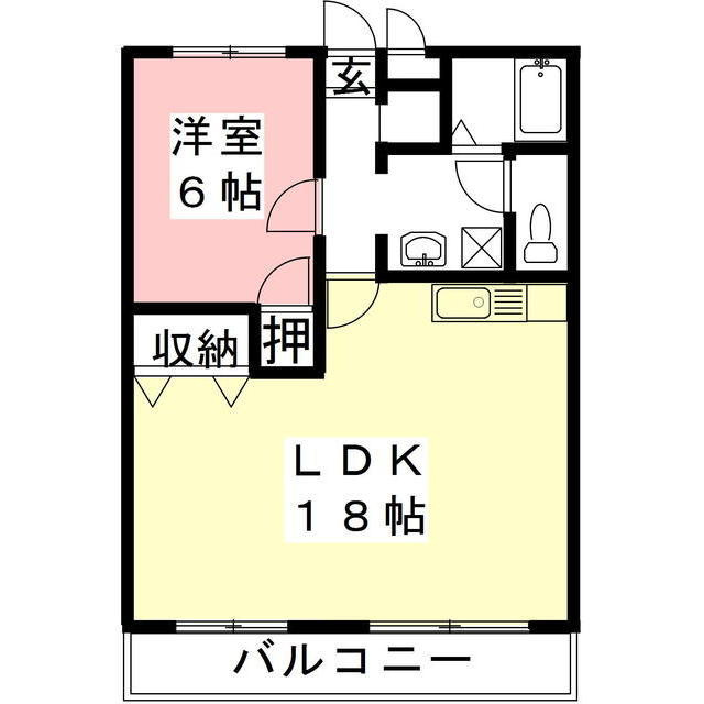 Ｌｉｔｔｌｅ　Ｗｉｎｇの間取り