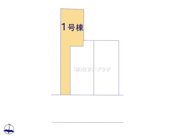 仲介手数料無料）岩倉市第１宮前町１号棟の区画図