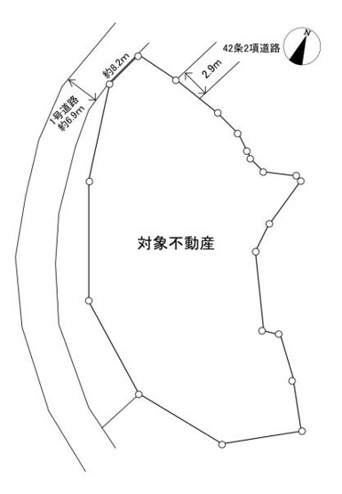 【土地図】 | 千鳥が丘1丁目　建築条件無し売土地