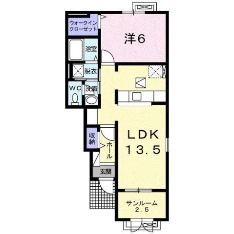 アンダンテ　いわせ野Ⅱの間取り