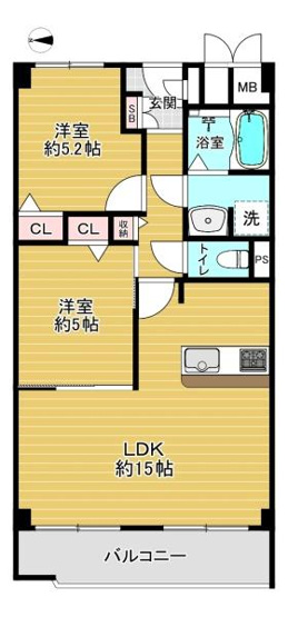 【間取り】 | 日商岩井菫橋ハイツ