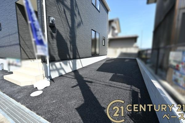 クレイドルガーデン北西町 ／新築一戸建の駐車場|■現地撮影写真■こちらは現地駐車スペースです！

