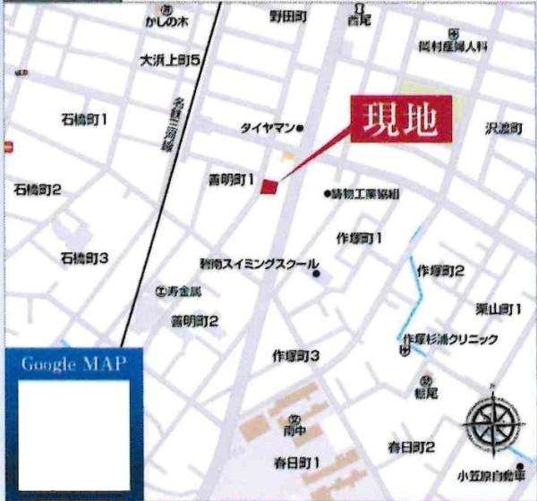 碧南市善明町1丁目　全3棟・2号棟のその他|交通アクセス図です。
